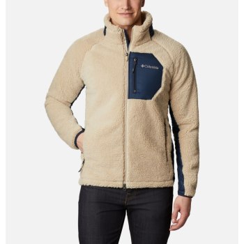 Columbia Archer Ridge Sherpa Fleece, Chamarras Kaki Azul Marino Para Hombre | 257930-WLX